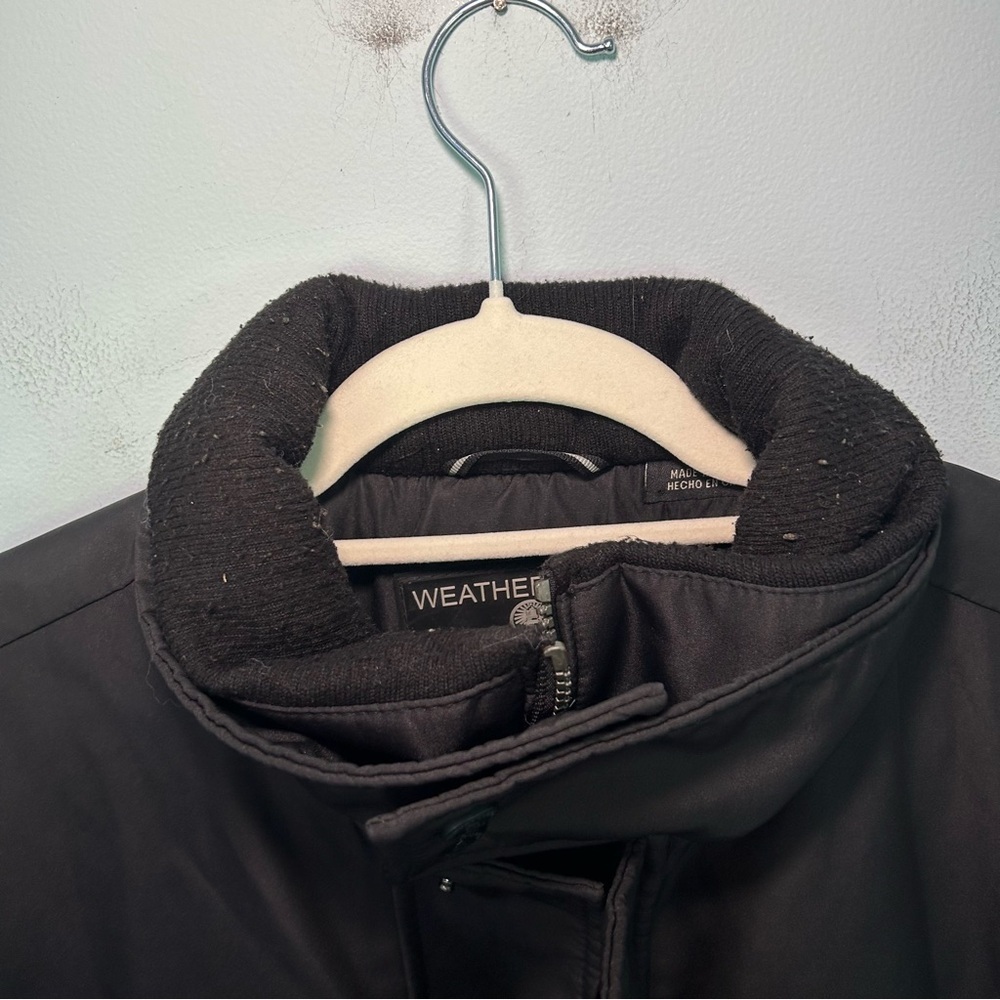 Weatherproof Black Full-Zip Winter Jacket Size Me… - image 3